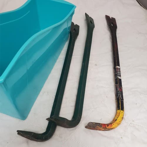 Lot of 3 High Leverage Gooseneck Pry Bar for Ripping and Prying LOT-226 - Thumbnail 7