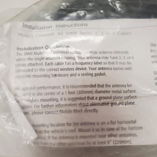 Mobile Mark SMW Surface Mount Antenna - Thumbnail 3