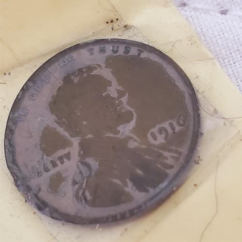 1916 Lincoln Wheat Penny Historic U.S. 1¢ Coin Early 20th Century Collectible - Thumbnail 3