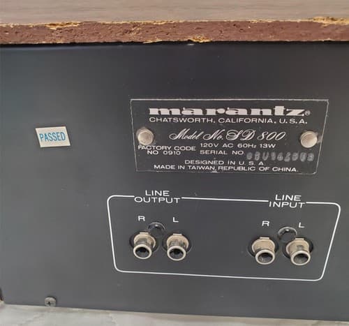 Marantz SD800 Stereo Cassette Deck - Thumbnail 7