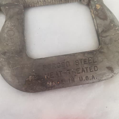 Lot of 6 Hargrave 1 1/4 Heavy Duty Metal C-Clamps Hand Tools LOT-698 - Thumbnail 7