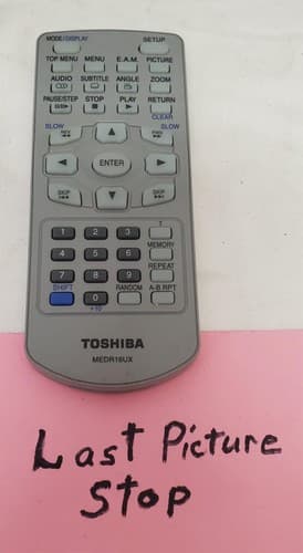 Toshiba MEDR16UX DVD Player Remote Control - Thumbnail 4