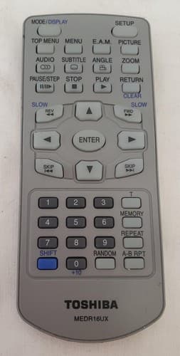 Toshiba MEDR16UX DVD Player Remote Control - Thumbnail 2