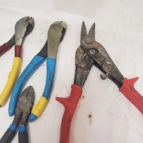 Lot of 4 Assorted Cutting Pliers Set LOT-768 - Thumbnail 6