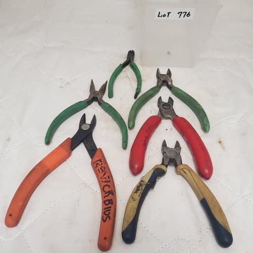 Lot of 6 Assorted Maxi-Shear Flush Wire Cutters LOT-776 - Image 1