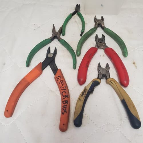 Lot of 6 Assorted Maxi-Shear Flush Wire Cutters LOT-776 - Thumbnail 6