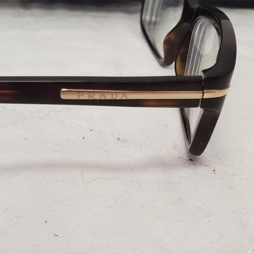 Prada VPR 09N 2AU-101 Brown Eyeglasses Frames with Case - Thumbnail 5
