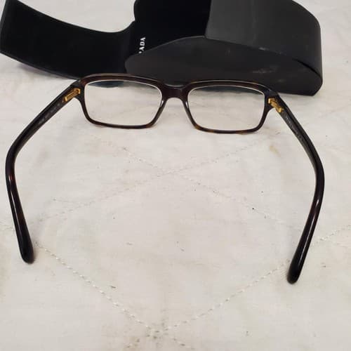 Prada VPR 09N 2AU-101 Brown Eyeglasses Frames with Case - Thumbnail 8