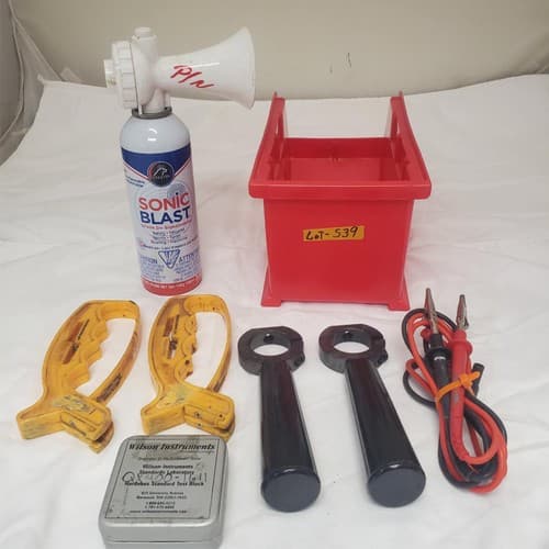 Lot of Knife Sharpener Wilson Instruments Test Block Sonic Blast - Image 1