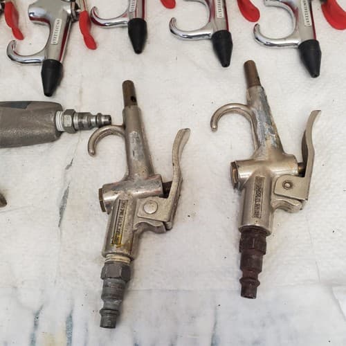 Lot of 9 Cuardair High Pressure Air Blow Gun Nozzle hand tool head tip LOT-1053 - Thumbnail 15