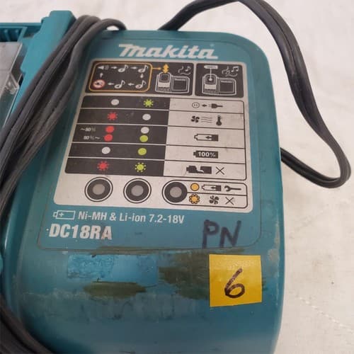 Makita DC18RA T Lithium Ion Rapid Fast Charger 240W 50-60Hz #6 - Thumbnail 2