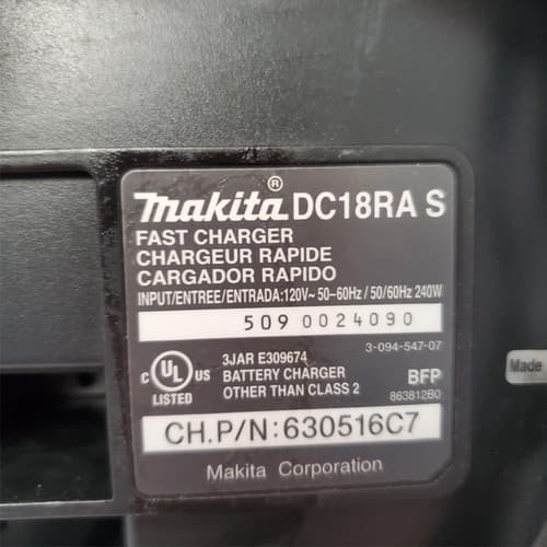 Makita DC18RA T Lithium Ion Rapid Fast Charger 240W 50-60Hz #6 - Thumbnail 4