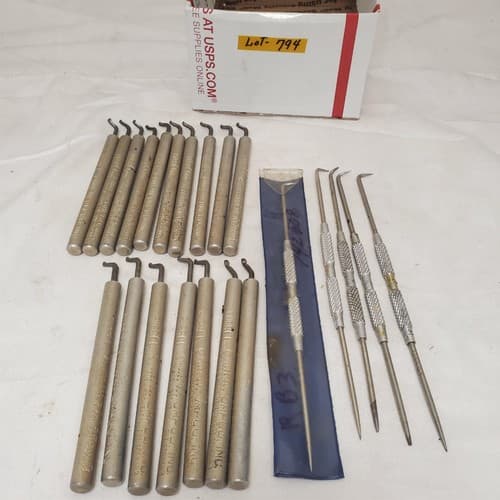 Lot of 22 Eclipse Scribe Pick Set & Umpco Inc Model 500 Machinist Tools LOT-794 - Image 1