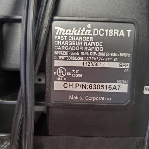 Makita DC18RA T Lithium Ion Rapid Fast Charger 240W 50-60Hz #4 - Thumbnail 4