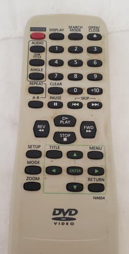 DVD NA654 Video Remote Control - Thumbnail 2