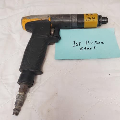 Atlas Copco Reversible Pneumatic Screw Gun LUM12HRX8-WH Industrial Grade AM134 - Image 1