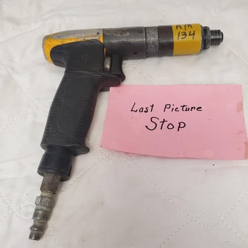 Atlas Copco Reversible Pneumatic Screw Gun LUM12HRX8-WH Industrial Grade AM134 - Thumbnail 4