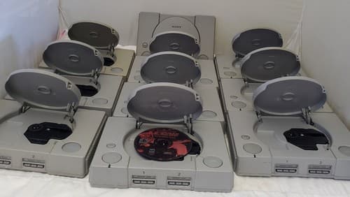 Lot of 10 Sony Play Station 1 Consoles For Parts #1 - Thumbnail 3