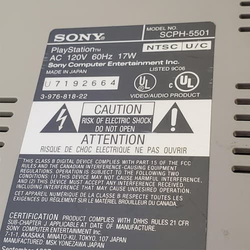 Lot of 10 Sony Play Station 1 Consoles For Parts #1 - Thumbnail 11