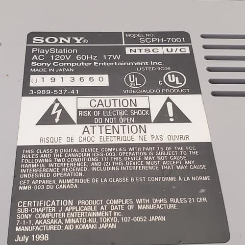 Lot of 10 Sony Play Station 1 Consoles For Parts #1 - Thumbnail 16