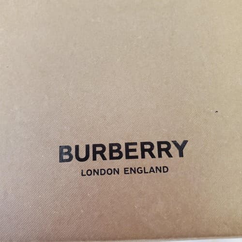 Burberry Brown Leather Sunglasses Case with Microfiber Cloth - Thumbnail 2