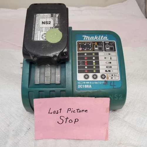 Makita DC18RA S 120V240 WATT 702-18V Ni-Mh & Li-ion Battery Fast Charger LOT-521 - Thumbnail 8