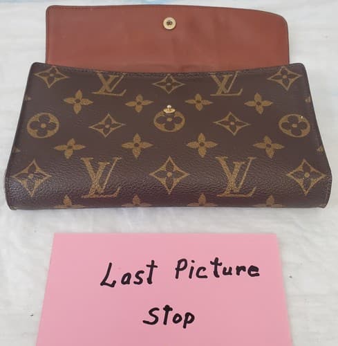 Louis Vuitton Folding Brown Monogram Wallet - Thumbnail 6