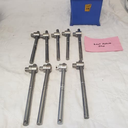 Lot of 9 Assorted 3/8 Inch Drive Sliding T-Bar LOT-319 - Thumbnail 12