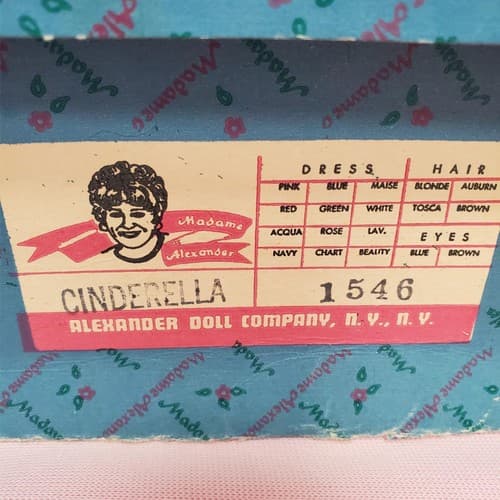 Madame Alexander #1546 Cinderella Doll with Box & Stand - Thumbnail 3