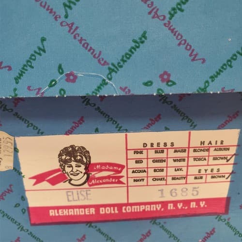 Madame Alexander #1685 Elise Bride Doll with Box & Stand - Thumbnail 3