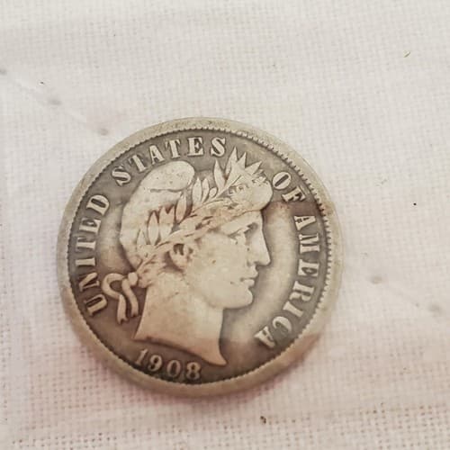 1908-P Barber Dime Great Deals From The Executive Coin Company - Thumbnail 2