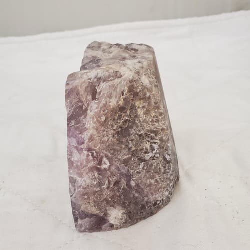 Natural Lepidolite Crystal Sliced Coarse Purple Mica Rock - Thumbnail 6