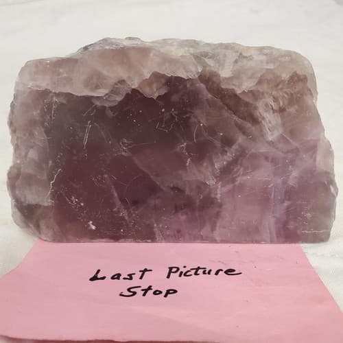 Natural Lepidolite Crystal Sliced Coarse Purple Mica Rock - Thumbnail 8