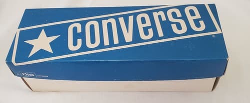 Vintage Women’s White Navy LTO Leather Converse Tennis Shoes Size 8.5M - Thumbnail 3