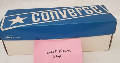 Vintage Women’s White Navy LTO Leather Converse Tennis Shoes Size 8.5M - Thumbnail 12