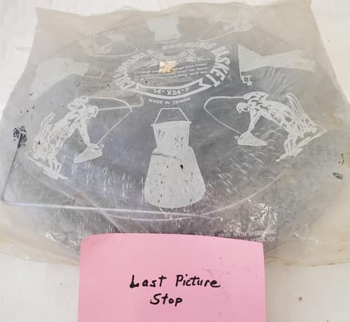 Floating Collapsible Wire Fishing Basket 14"x24" - Thumbnail 6