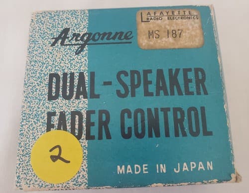 Argonne AR-319 Dual Speaker Fader Control - Thumbnail 2
