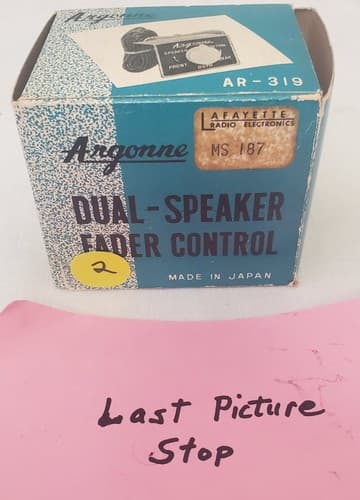 Argonne AR-319 Dual Speaker Fader Control - Thumbnail 6