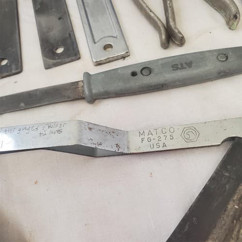 Lot of Wedgelock Pliers Measurment Tools Aviation Tool Sheet - Thumbnail 10