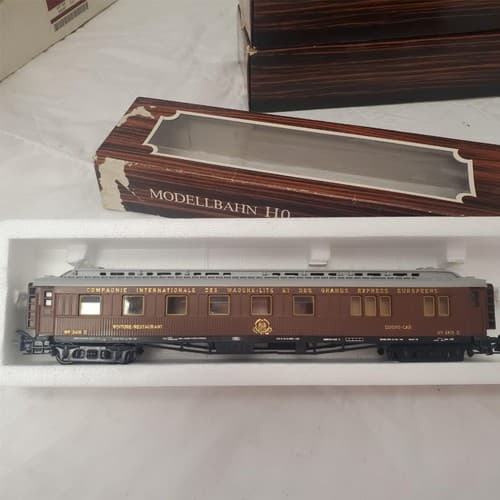 Lot of 5 piece Liliput 9101 HO Gauge Prussian T9.3 Steam Locomotive Green Livery - Thumbnail 4