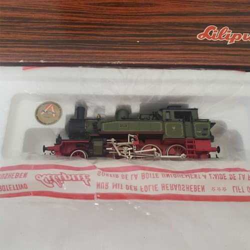 Lot of 5 piece Liliput 9101 HO Gauge Prussian T9.3 Steam Locomotive Green Livery - Thumbnail 7