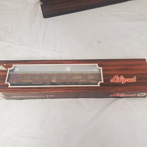 Lot of 5 piece Liliput 9101 HO Gauge Prussian T9.3 Steam Locomotive Green Livery - Thumbnail 8