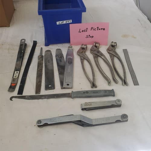 Lot of Wedgelock Pliers Measurment Tools Aviation Tool Sheet - Thumbnail 14