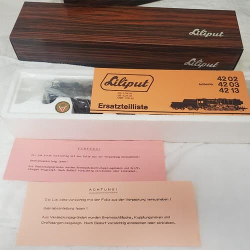 Lot of 5 piece Liliput 9101 HO Gauge Prussian T9.3 Steam Locomotive Green Livery - Thumbnail 10