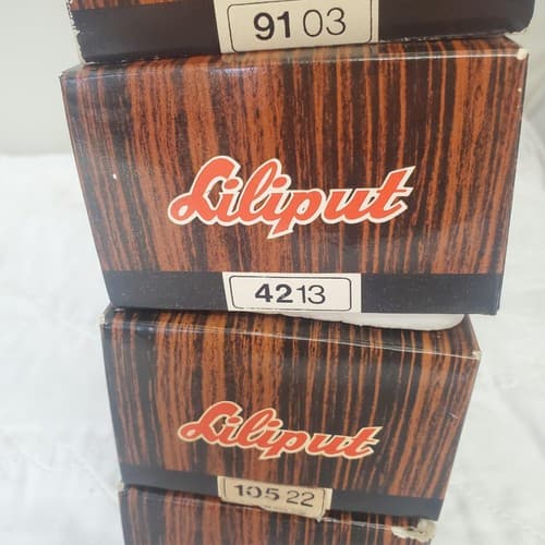 Lot of 5 piece Liliput 9101 HO Gauge Prussian T9.3 Steam Locomotive Green Livery - Thumbnail 13