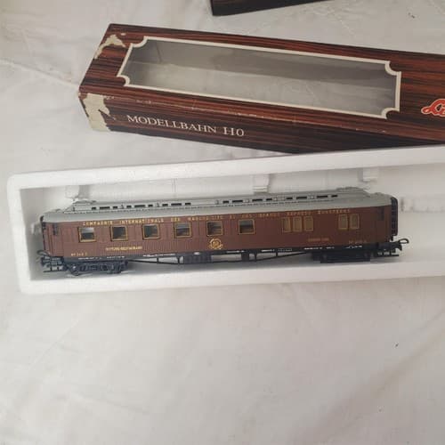 Lot of 5 piece Liliput 9101 HO Gauge Prussian T9.3 Steam Locomotive Green Livery - Thumbnail 3