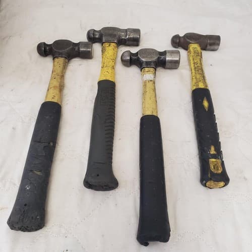 Lot of 4 Blue Point, Stanley & Others Brands Ball Peen Fiberglass Hammer LOT-527 - Image 1