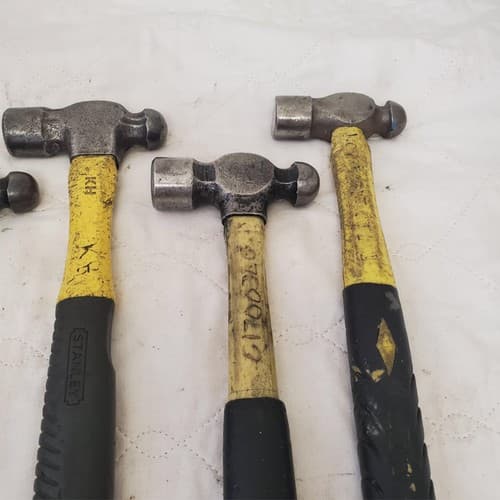 Lot of 4 Blue Point, Stanley & Others Brands Ball Peen Fiberglass Hammer LOT-527 - Thumbnail 8