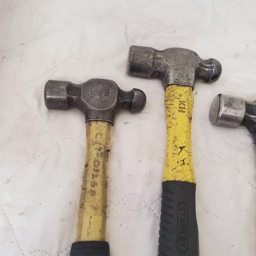 Lot of 4 Blue Point, Stanley & Others Brands Ball Peen Fiberglass Hammer LOT-527 - Thumbnail 7