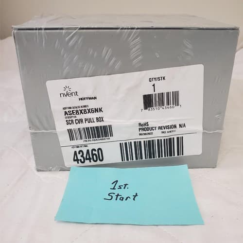 HOFFMAN Steel Screw-Cover Enclosure Type 1 no Knockouts, 8x8x6 - Image 1